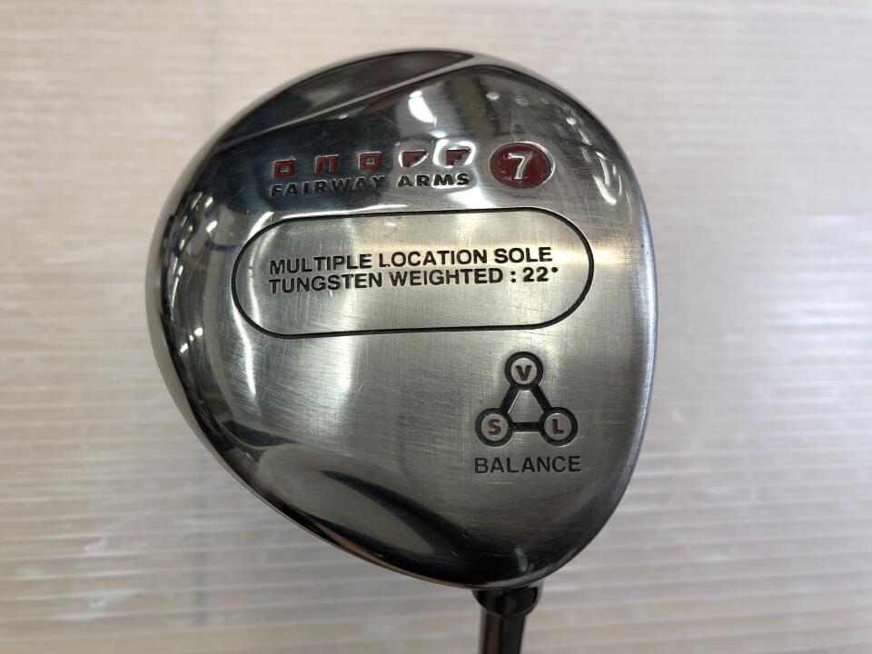 【中古】【レディースモデル】グローブライド オノフ フェアウェイアームズレディー フェアウェイウッド 7W 22° Lフレックス 40.5インチ スムースキック...