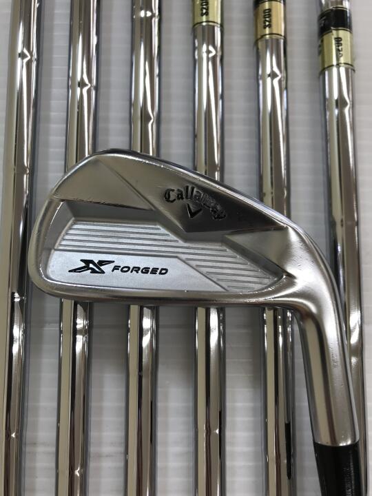 【中古】キャロウェイ X FORGED 2018 アイアンセット S200フレックス 38.0インチ ダイナミックゴールド Dランク 右利き用 Callaway ゴルフクラブ ゴルフドゥ ゴルフ用品 GOLF DO 中古ゴルフクラブ
