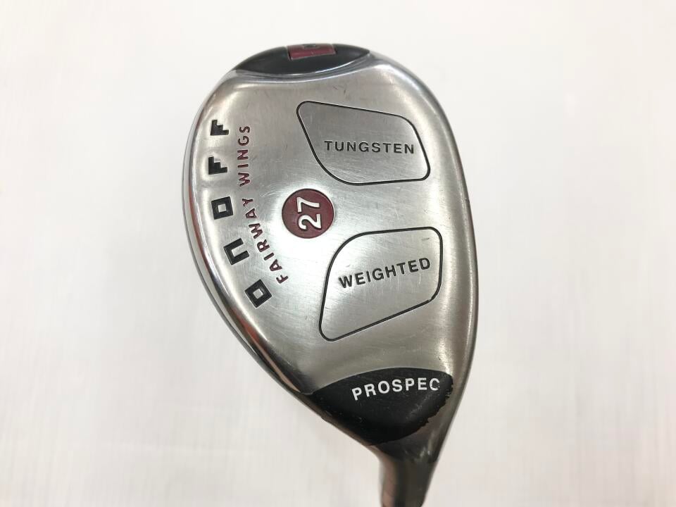 【中古】グローブライド オノフ フェアウェイ ウィングス PROSPEC 2010 ユーティリティ 27° Sフレックス 38.5インチ ※リシャフト品ONOFF SMOOTH KICK MP711I リシャフト品 Dランク 右利き用 GLOBERIDE オのサムネイル
