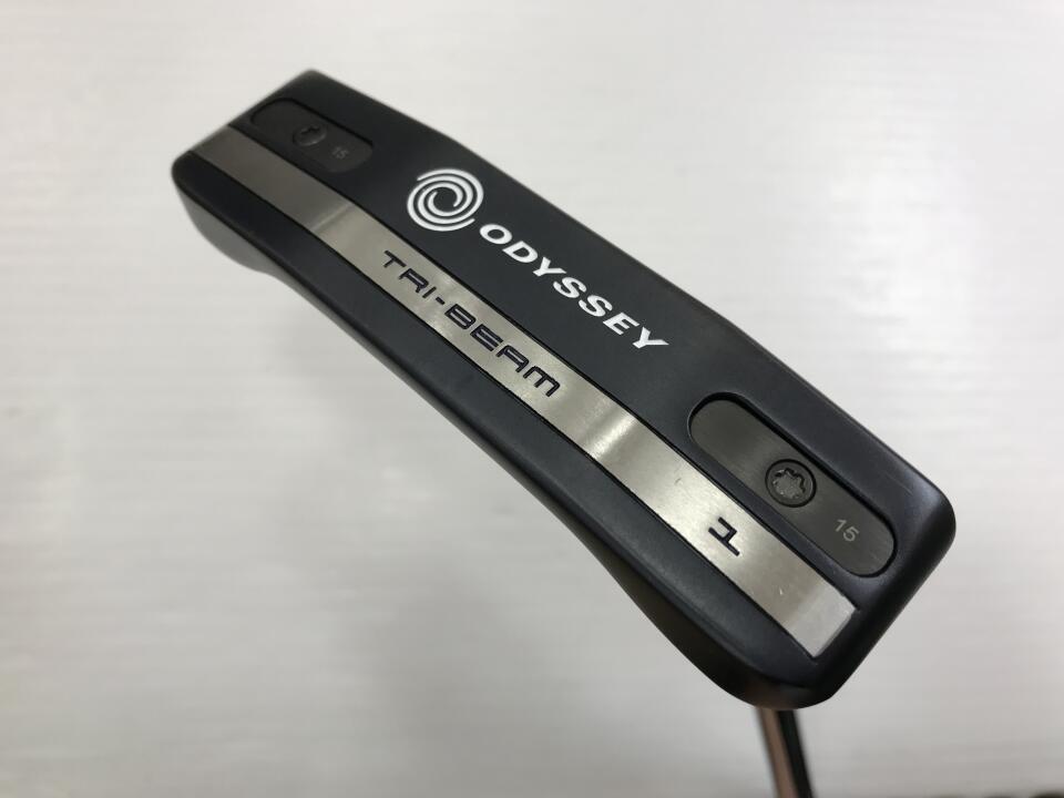 【中古】【レディースモデル】オデッセイ TRI-BEAM #1 レディス パター 32.0インチ ヘッドカバーあり STROKE LAB 70C WHITE C...