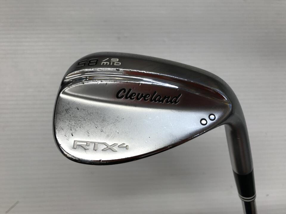 【中古】クリーブランド RTX-4 ツアーサテン ウェッジ 58° S200フレックス 35.0インチ ダイナミックゴールド Cランク 右利き用 Cleveland ゴルフクラブ ゴルフドゥ ゴルフ用品 GOLF DO 中古ゴルフク