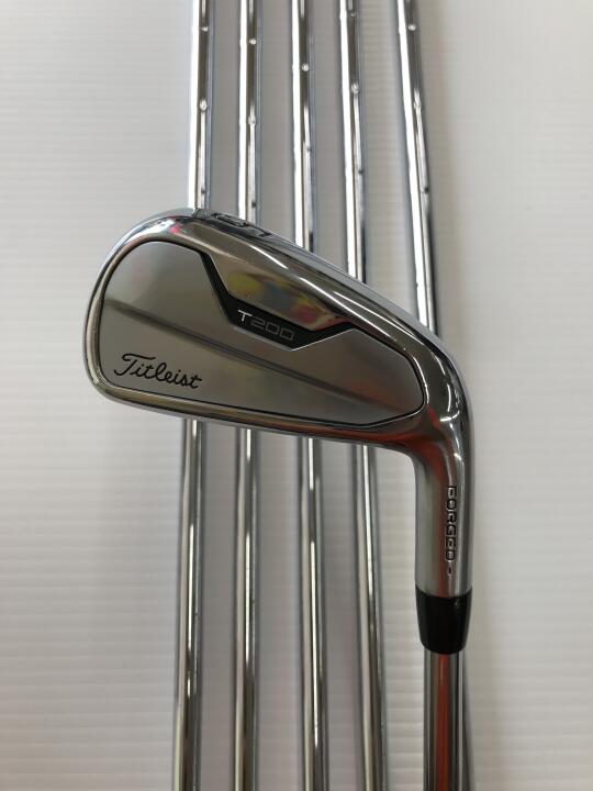 【中古】タイトリスト T200 2021 アイアンセット 25° S200フレックス 38.0インチ ダイナミックゴールド リシャフト品 Dランク 右利き用 Titleist ゴルフクラブ ゴルフドゥ ゴルフ用品 GOLF DO 中古ゴ