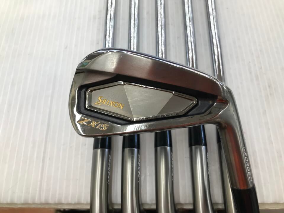 【中古】ダンロップ SRIXON ZXi5 Black Chrome アイアンセット Sフレックス 38.0インチ NSプロ MODUS 3..