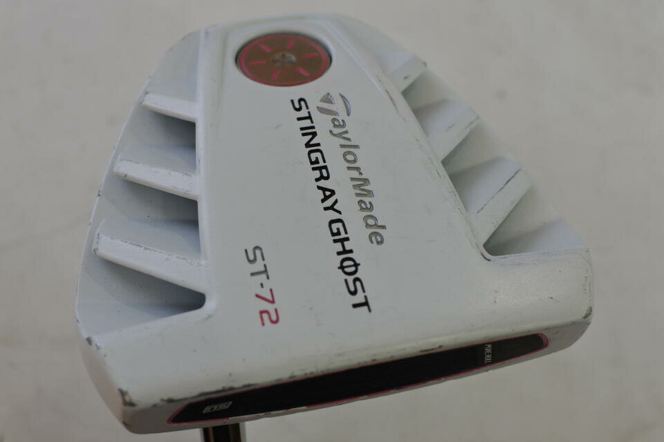 【中古】【レディースモデル】テーラーメイド STINGRAY GHOST ST-72 レディス パター 33.0インチ ヘッドカバーあり オリジナルスチール D...