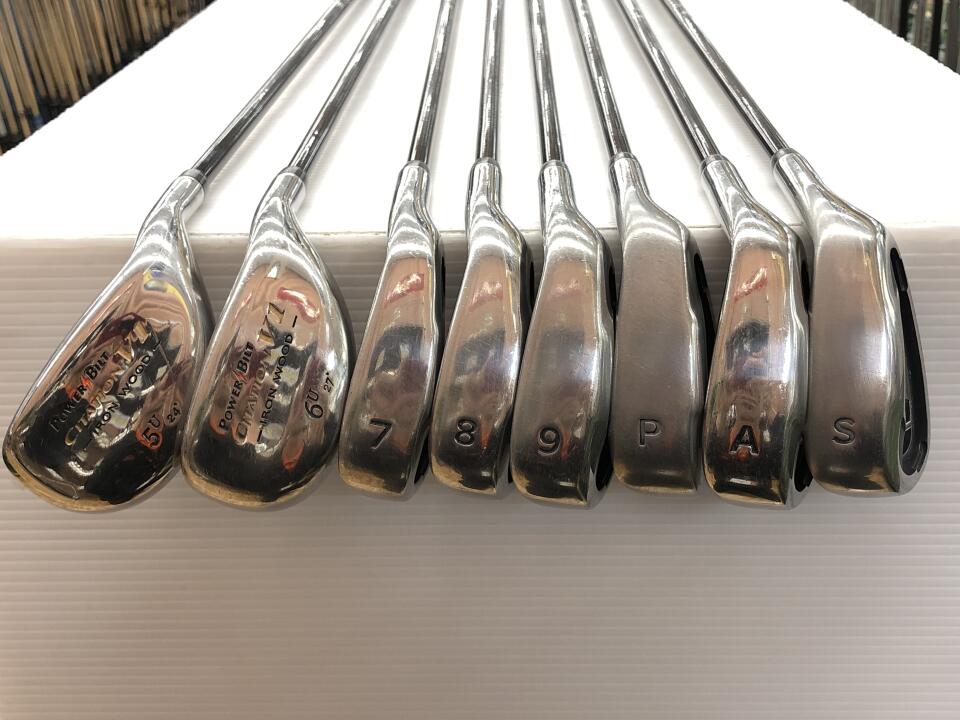 【中古】パワービルト サイテーション V1 アイアンセット Rフレックス 38.25インチ オリジナルカーボン Dランク 右利き用 POWER BILT ゴルフクラブ ゴルフドゥ ゴルフ用品 GOLF DO 中古ゴルフクラ