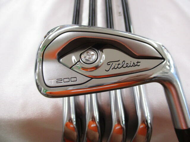 【中古】タイトリスト T200 アイアンセット 27° UNIフレックス 37.5インチ Titleist KUROKAGE 60 Cランク 右利き用 Titleist ゴルフクラブ ゴルフドゥ ゴルフ用品 GOLF DO 中古ゴルフクラブ