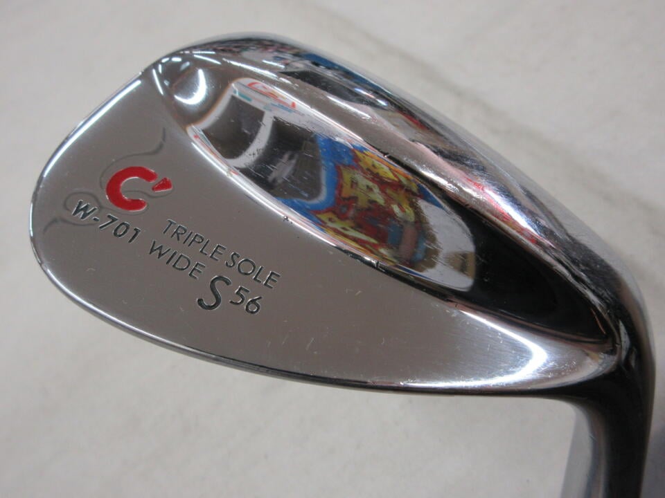 【中古】クルーズ トリプルソールワイド W-701 ウェッジ 56° S200フレックス 35.0インチ ◆リシャフト◆..