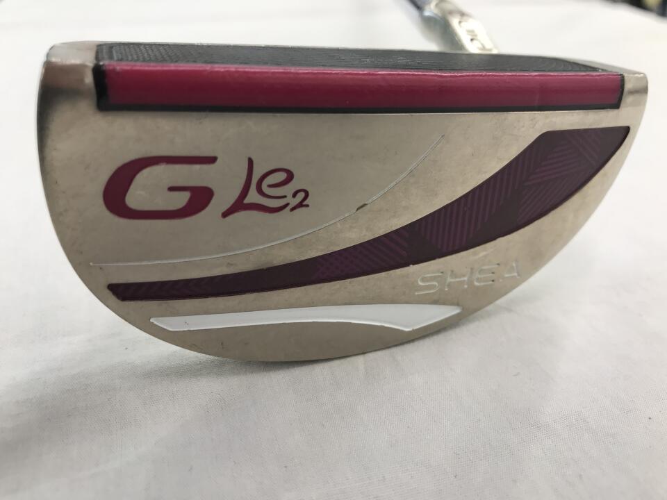 【中古】【レディースモデル】ピン G Le 2 SHEA パター 32.0インチ ヘッドカバーあり オリジナルスチール Dランク 右利き用 PING ゴルフクラ...
