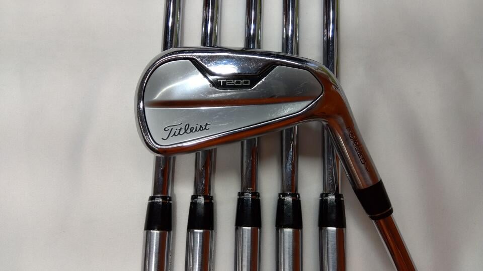 【中古】タイトリスト T200 2021 アイアンセット Rフレックス 37.5インチ NSプロ MODUS 3 TOUR 105 リシャフト品 Dランク 右利き用 Titleist ゴルフクラブ ゴルフドゥ ゴルフ用品 GOLF DO 中古ゴルフクラブ