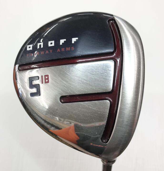 【中古】グローブライド ONOFF FAIRWAY ARMS AKA 2020 フェアウェイウッド 5W 18° Sフレックス 42.5インチ ヘッドカバーあり SHINARI:60 Cランク 右利き用 GLOBERIDE ゴルフクラブ ゴルフドゥ ゴルフ用品 GOLF