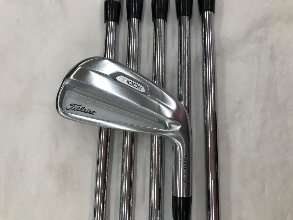 【中古】タイトリスト T100・S 2021 アイアンセット Sフレックス 38.0インチ NSプロ MODUS 3 TOUR 115 Cランク 右利き用 Titleist ゴルフクラブ ゴルフドゥ ゴルフ用品 GOLF DO 中古ゴルフクラブ