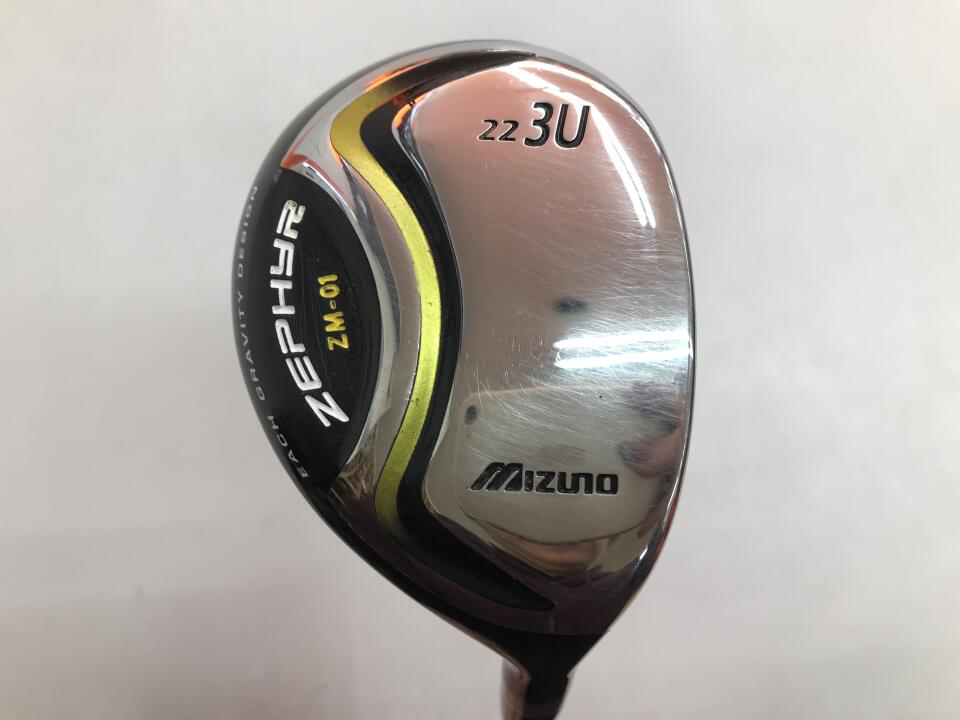 【中古】【訳あり】ミズノ ゼファー ZM-01 ユーティリティ 22° Rフレックス 40.25インチ ゼファー オリジナルカーボン Dランク 右利き用 MIZUNO ゴルフクラブ ゴルフドゥ ゴルフ用品 GOLF DO 中古ゴ