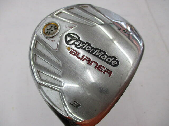 【中古】テーラーメイド バーナー スチール (2007) フェアウェイウッド 3W 15° Xフレックス 43.0インチ リアックス スーパーファスト FW Cランク 右利き用 Taylormade ゴルフクラブ ゴルフドゥ ゴル