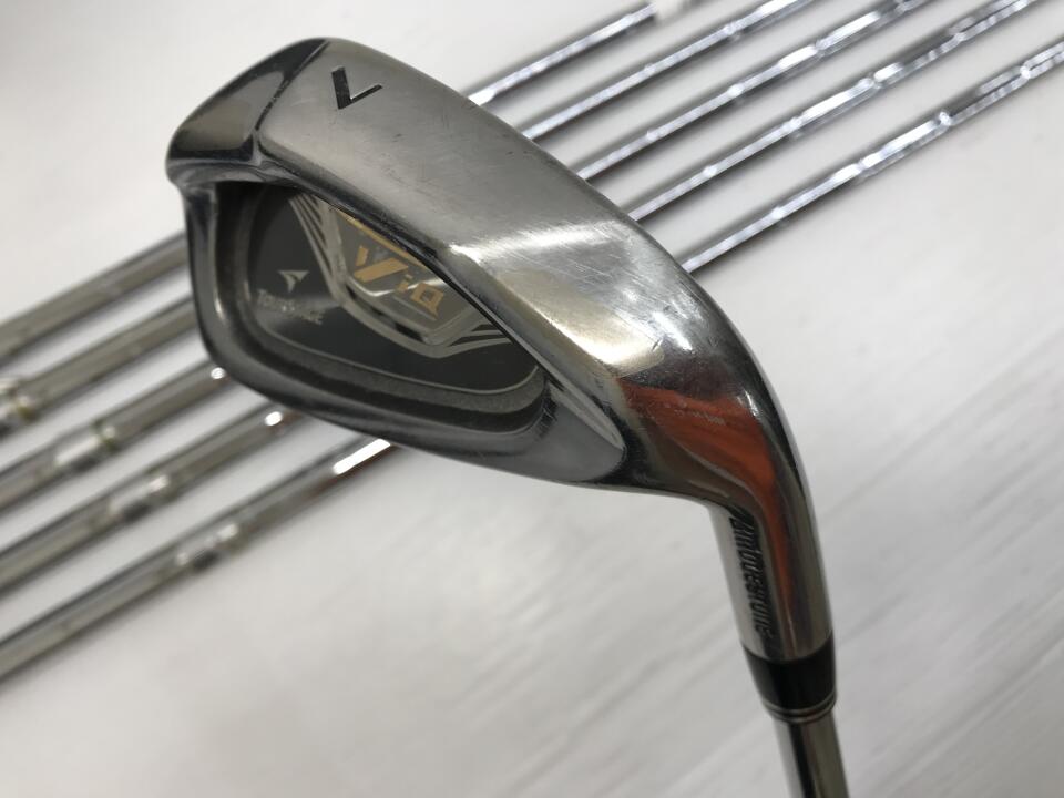 【中古】【訳あり】ブリヂストン ツアーステージ V-iQ (2008) アイアンセット Sフレックス 38.0インチ NSプロ900GHウエイトフロー Dランク 右利き用 BRIDGESTONE ゴルフクラブ ゴルフドゥ ゴルフ用品