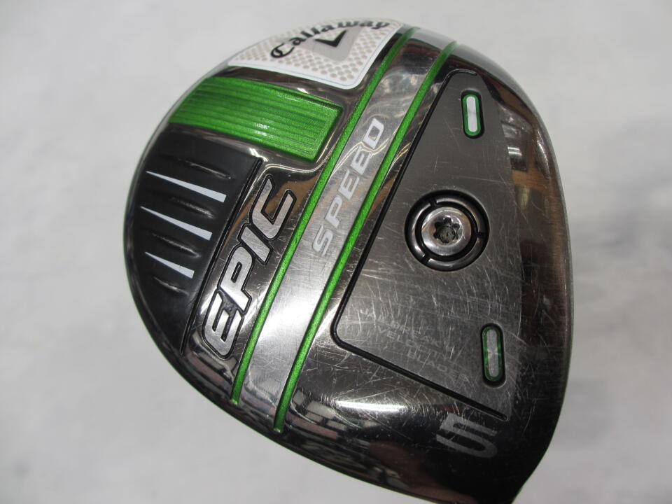 【中古】キャロウェイ EPIC SPEED フェアウェイウッド 5W 18° Xフレックス 42.5インチ ヘッドカバーあり EVOLUTION ? リシャフト品 Cランク 右利き用 Callaway ゴルフクラブ ゴルフドゥ ゴルフ用品 GOLF