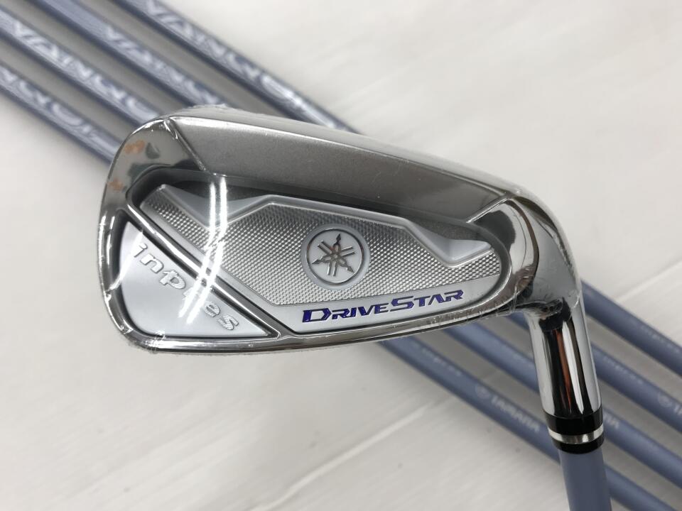 【1日限定】11月18日00:00~23:59 対象商品限定ポイント5倍！【中古】【レディースモデル】ヤマハ inpres DRIVESTAR レディス アイアンセット Lフレックス 36.25インチ VANQUISH for YAMAHA LM423i Sランク 右利