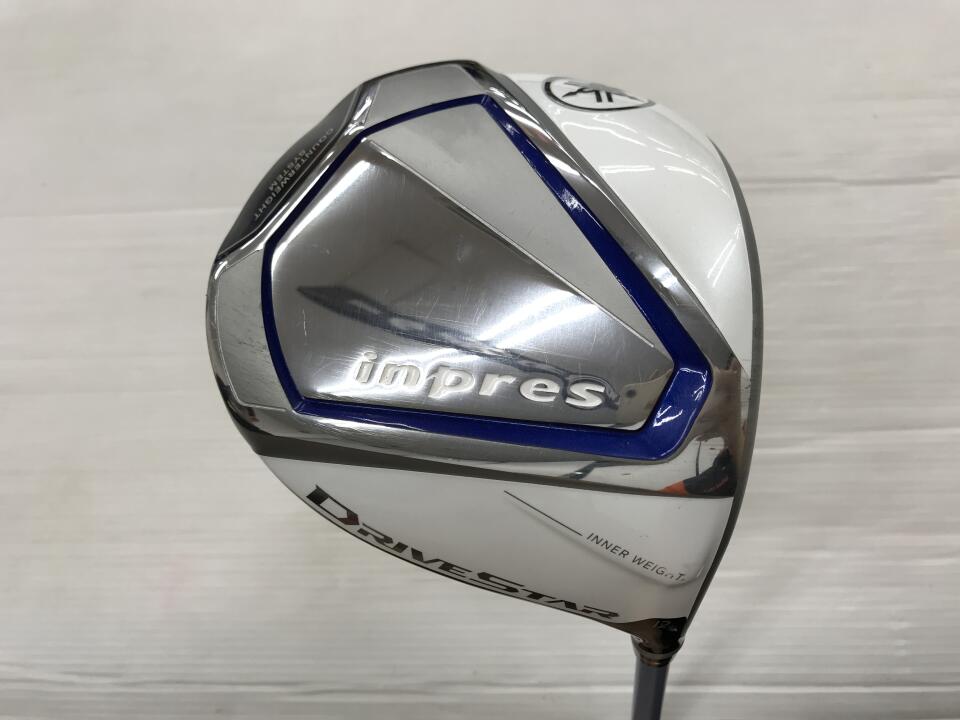 【中古】【レディースモデル】ヤマハ inpres DRIVESTAR レディス ドライバー 12° Rフレックス 45.0インチ ヘッドカバーあり VANQUI...
