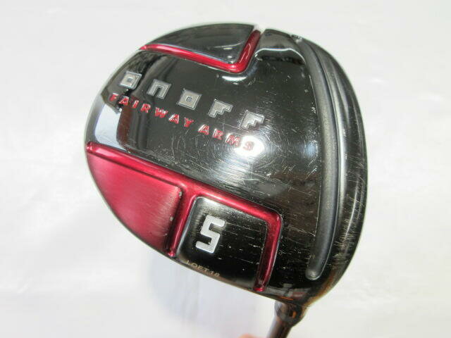 【中古】グローブライド ONOFF FAIRWAY ARMS AKA 2022 フェアウェイウッド 5W 18° Rフレックス 42.5インチ ヘッドカバーあり SMOOTH KICK MP-522F Dランク 右利き用 GLOBERIDE ゴルフクラブ ゴルフドゥ ゴルフ用
