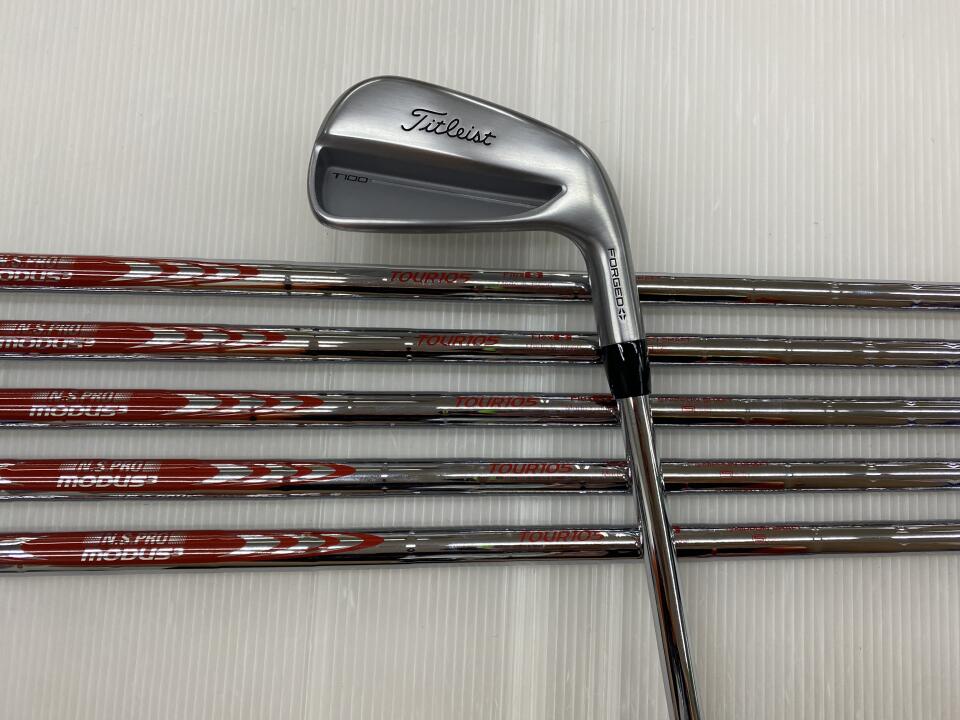 【中古】タイトリスト T100 2025 アイアンセット Sフレックス 38.25インチ NSプロ MODUS TOUR105 リシャフト品 Cランク 右利き用 Titleist ゴルフクラブ ゴルフドゥ ゴルフ用品 GOLF DO 中古ゴルフクラブ