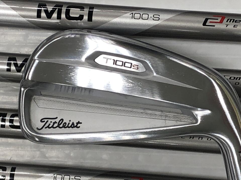 【中古】タイトリスト T100・S 2021 アイアンセット 25° Sフレックス 38.0インチ MCI 100 リシャフト品 Cランク 右利き用 Titleist ゴルフクラブ ゴルフドゥ ゴルフ用品 GOLF DO 中古ゴルフクラブ