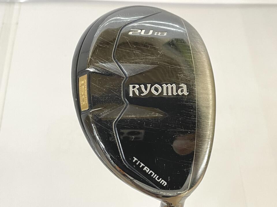 【中古】リョーマゴルフ Ryoma U Black ユーティリティ 18° Sフレックス 41.0インチ SPEEDER EVOLUTION7 FW 60 リシャフト品 Dランク 右利き用 RYOMA ゴルフクラブ ゴルフドゥ ゴルフ用品 GOLF DO 中古ゴルフ