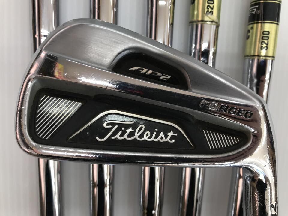 【中古】タイトリスト AP 2 712 アイアンセット S200フレックス 38.0インチ ダイナミックゴールド Dランク 右利き用 Titleist ゴルフクラブ ゴルフドゥ ゴルフ用品 GOLF DO 中古ゴルフクラブ