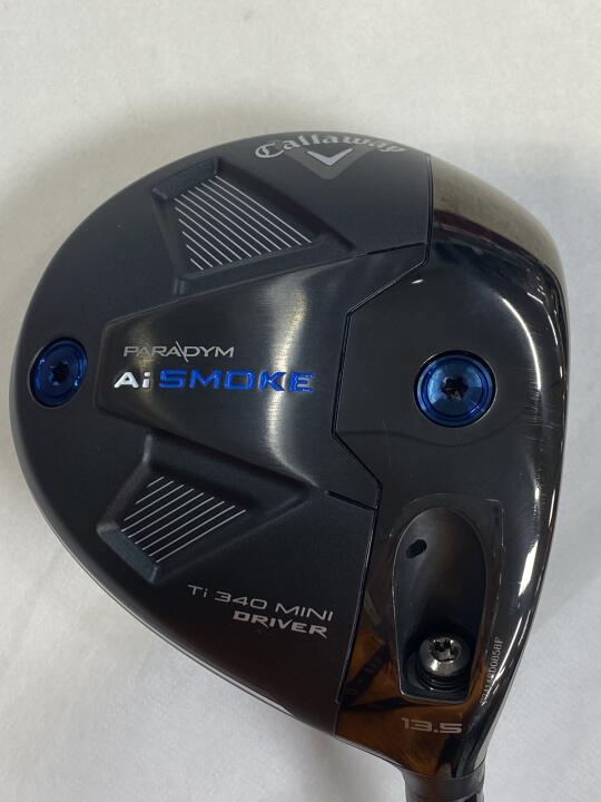 【中古】キャロウェイ PARADYM Ai SMOKE 340 MINI ドライバー 13.5° Sフレックス 43.5インチ ヘッドカ..
