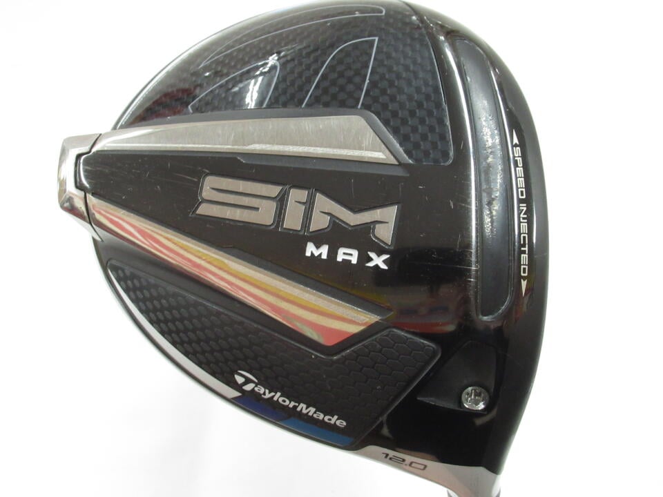 【中古】【レディースモデル】テーラーメイド SIM MAX レディス ドライバー 12° Lフレックス 43.75インチ ヘッドカバーあり TENSEI BLU...