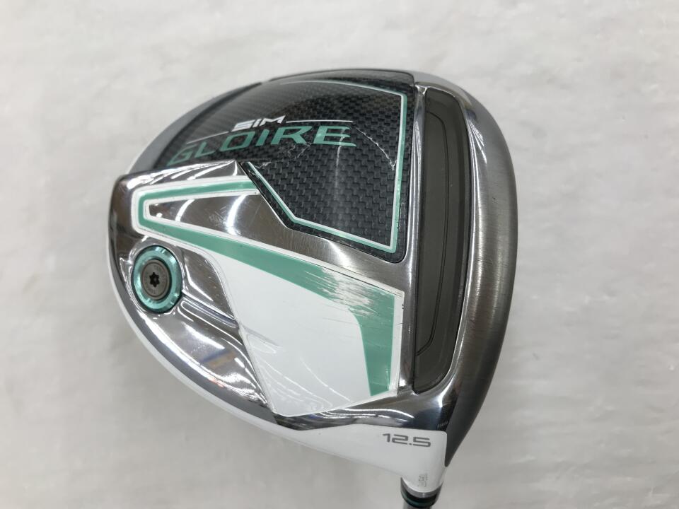 【中古】【レディースモデル】テーラーメイド SIM GLOIRE レディス ドライバー 12.5° Lフレックス 44.25インチ ヘッドカバーあり AIR S...