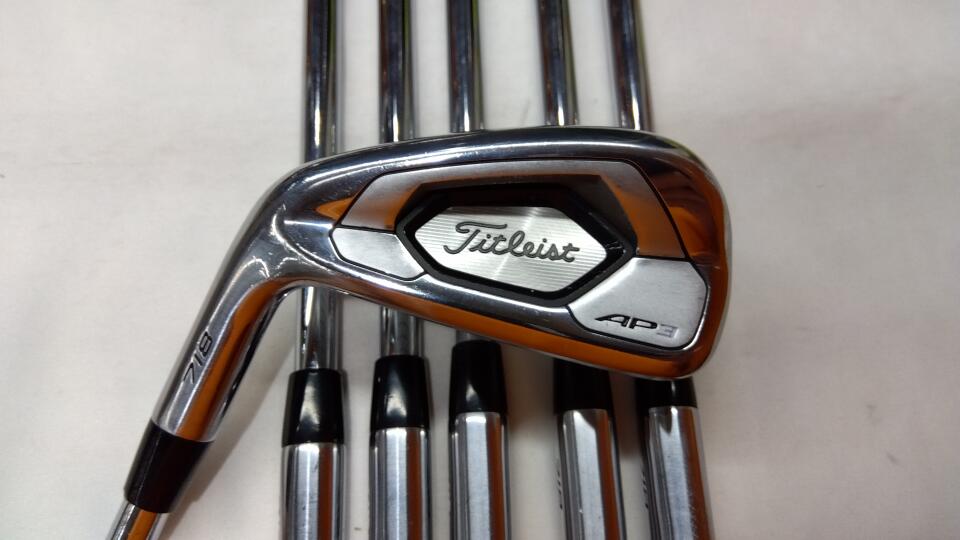 【中古】タイトリスト AP 3 718 アイアンセット Sフレックス 38.0インチ NSプロ950GH Cランク 左利き用 Titleist ゴルフクラブ ゴルフドゥ ゴルフ用品 GOLF DO 中古ゴルフクラブ