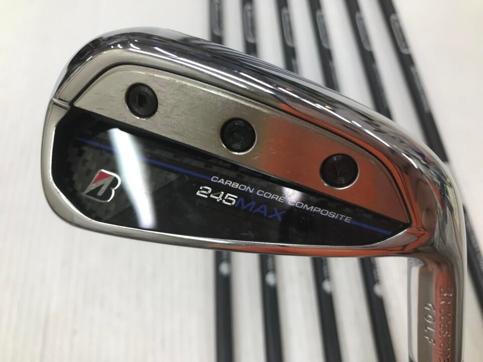 【中古】ブリヂストン 245MAX アイアンセット Rフレックス 38.0インチ VANQUISH BSi for MAX Cランク 右利き用 BRIDGESTONE ゴルフクラブ ゴルフドゥ ゴルフ用品 GOLF DO 中古ゴルフクラブ
