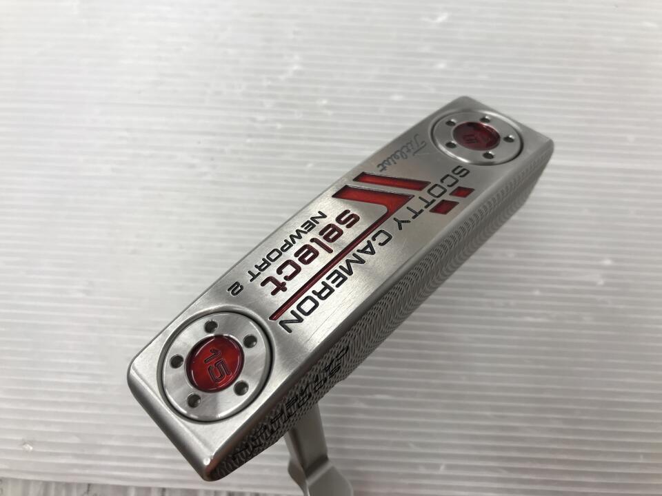 【1日限定】11月18日00:00~23:59 対象商品限定ポイント5倍！【中古】タイトリスト SC Select NEWPORT 2 2014 パター 34.0インチ ヘッドカバーあり オリジナルスチール Cランク 右利き用 Titleist ゴルフク