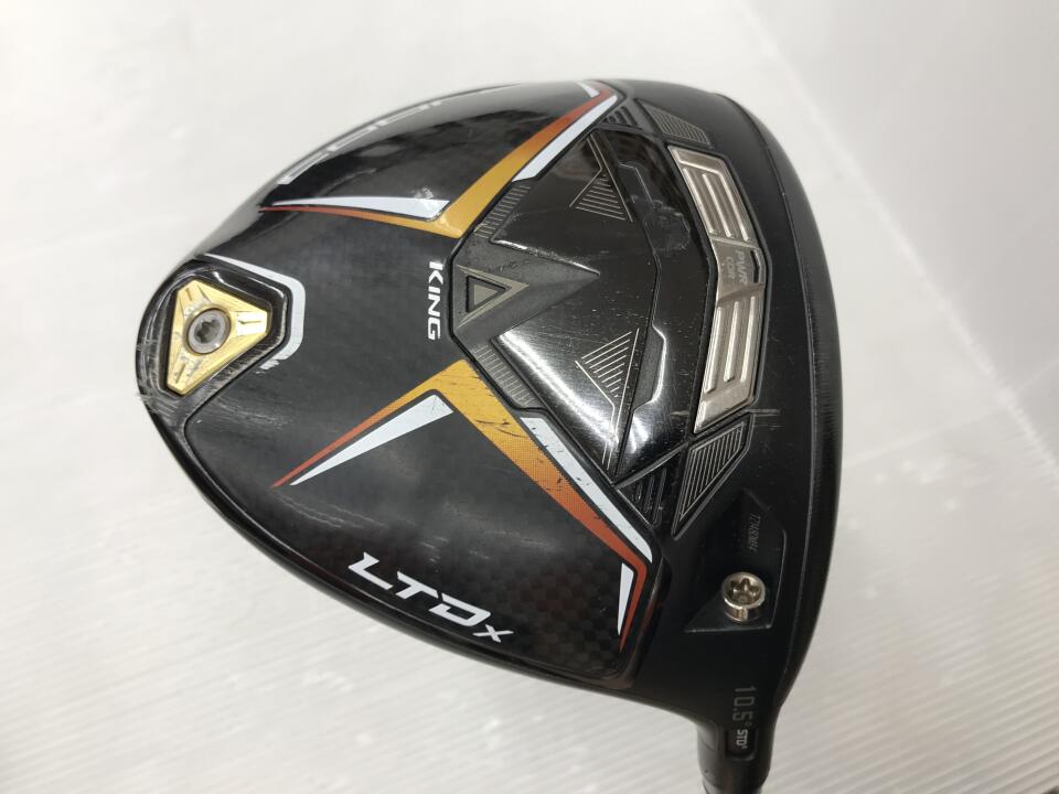 【中古】コブラ KING LTDx Gold/Black ドライバー 10.5° Sフレックス 45.0インチ KUROKAGE XM60 リシャフト品 Dランク 右利き用 COBRA ゴルフクラブ ゴルフドゥ ゴルフ用品 GOLF DO 中古ゴルフクラブ