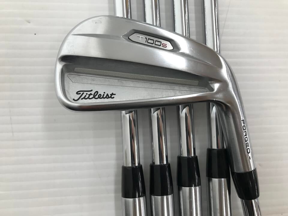 【中古】タイトリスト T100・S 2021 アイアンセット Sフレックス 37.5インチ NSプロ105T Cランク 右利き用 Titleist ゴルフクラブ ゴルフドゥ ゴルフ用品 GOLF DO 中古ゴルフクラブ
