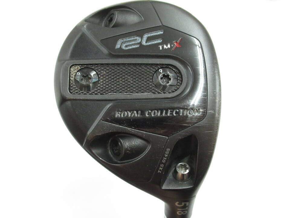 【中古】ロイヤルコレクション TM-X フェアウェイウッド 5W 18° Sフレックス 42.0インチ ヘッドカバーあり ツアーAD Z9003TYPE-7 リシャフト品 Cランク 右利き用 Royal Collection ゴルフクラブ ゴルフド