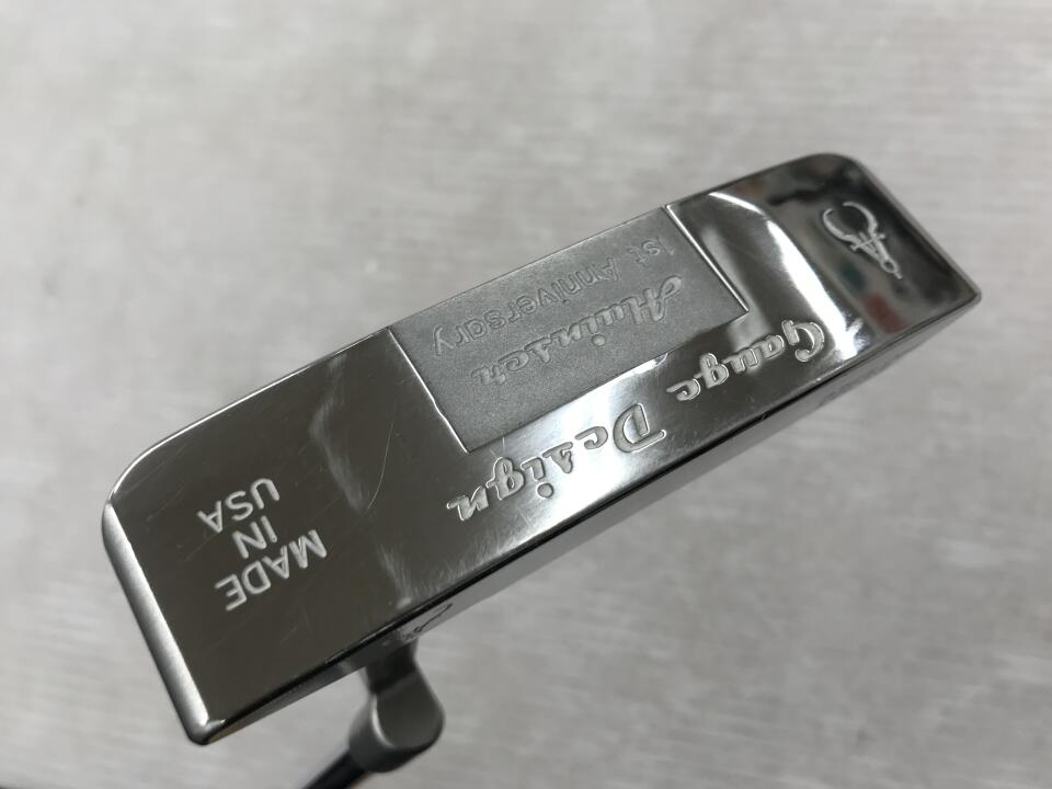 【中古】ゲージデザイン アルインサー 1st Aniv パター 33.0インチ オリジナルスチール Cランク 右利き用 GAUGE DESIGN ゴルフクラブ ゴルフドゥ ゴルフ用品 GOLF DO 中古ゴルフクラブ