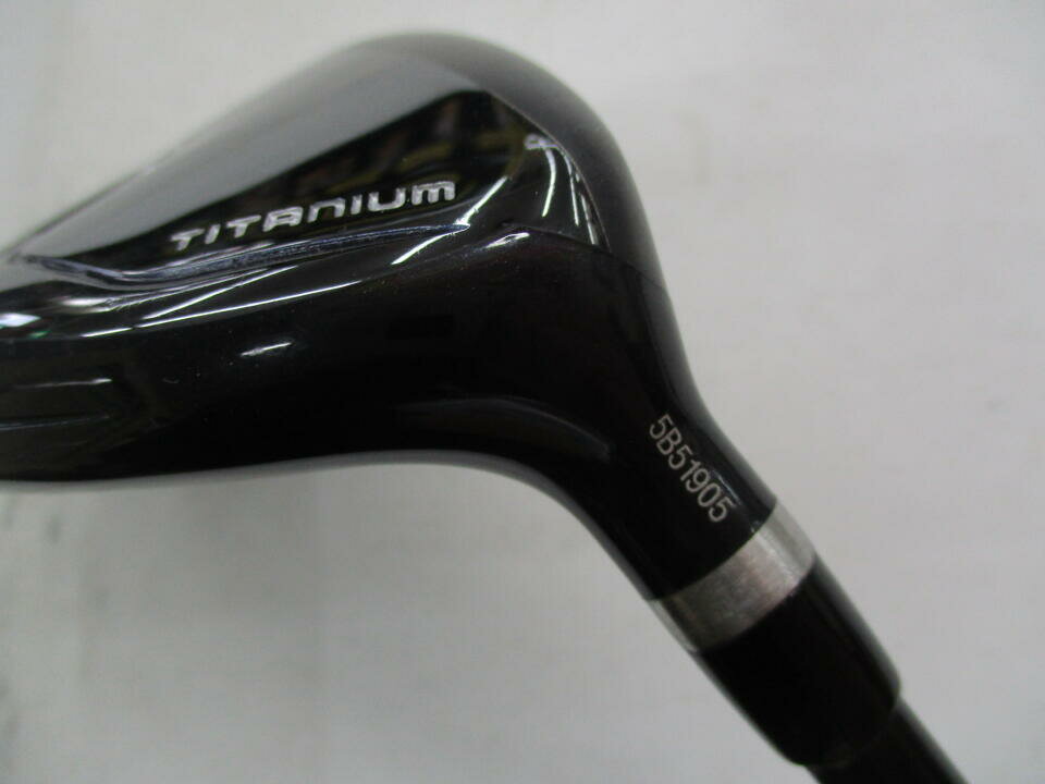 【中古】リョーマゴルフ Ryoma U Black ユーティリティ 27° Sフレックス 39.0インチ ヘッドカバーあり AIMIX HYB 80 リシャフト品 Cランク 右利き用 RYOMA ゴルフクラブ ゴルフドゥ ゴルフ用品 GOLF DO 中