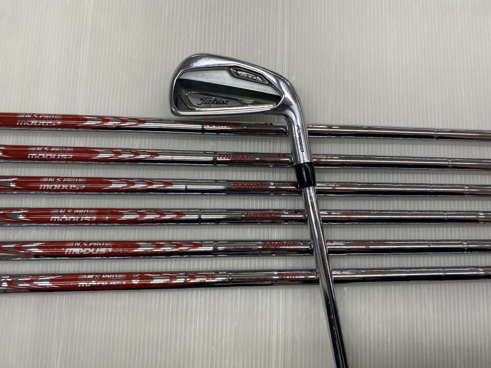 【中古】タイトリスト T100 アイアンセット Sフレックス 38.0インチ NSプロ MODUS 3 TOUR 105 Cランク 右利き用 Titleist ゴルフクラブ ゴルフドゥ ゴルフ用品 GOLF DO 中古ゴルフクラブ