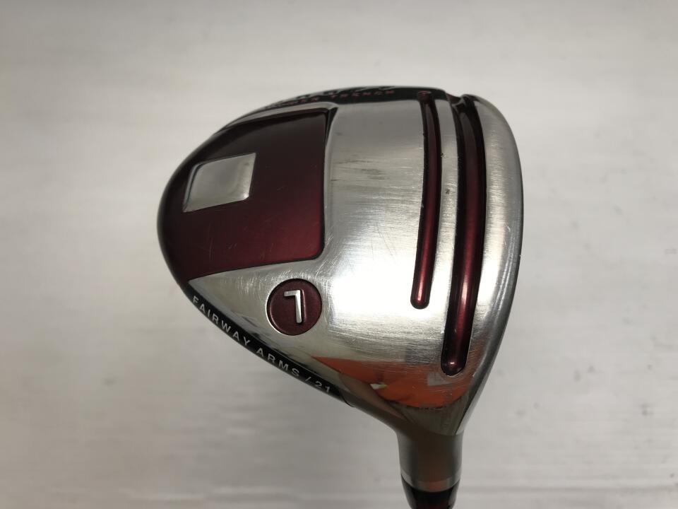 【中古】グローブライド ONOFF FAIRWAY ARMS AKA 2018 フェアウェイウッド 7W 21° SRフレックス 41.75インチ SMOOTH KICK MP-518F Cランク 右利き用 GLOBERIDE ゴルフクラブ ゴルフドゥ ゴルフ用品 GOLF DO 中古ゴ