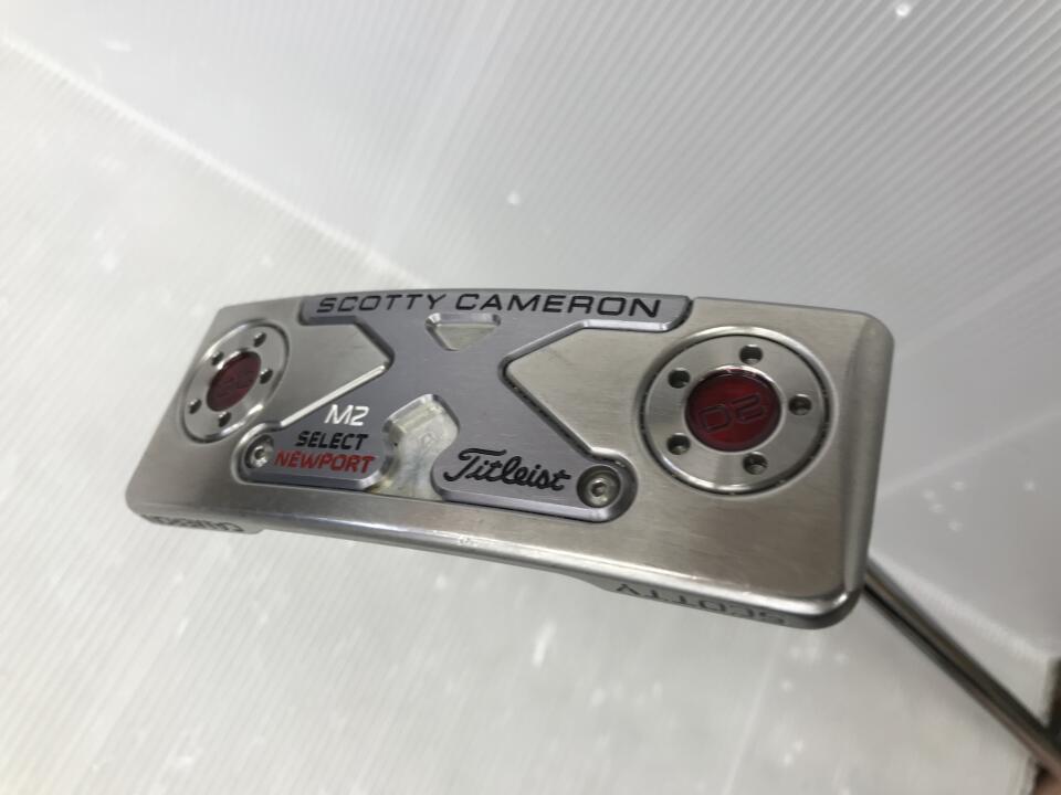 【1日限定】11月18日00:00~23:59 対象商品限定ポイント5倍！【中古】タイトリスト SC SELECT NEWPORT M2 2016 パター 33.0インチ オリジナルスチール Cランク 右利き用 Titleist ゴルフクラブ ゴルフドゥ ゴ