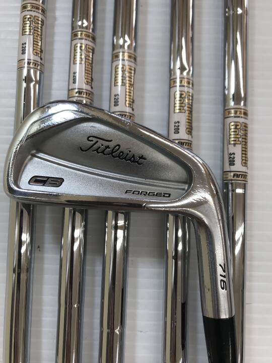 【中古】タイトリスト CB 716 アイアンセット 26° S200フレックス 38.0インチ ダイナミックゴールド Cランク 右利き用 Titleist ゴルフクラブ ゴルフドゥ ゴルフ用品 GOLF DO 中古ゴルフクラブ