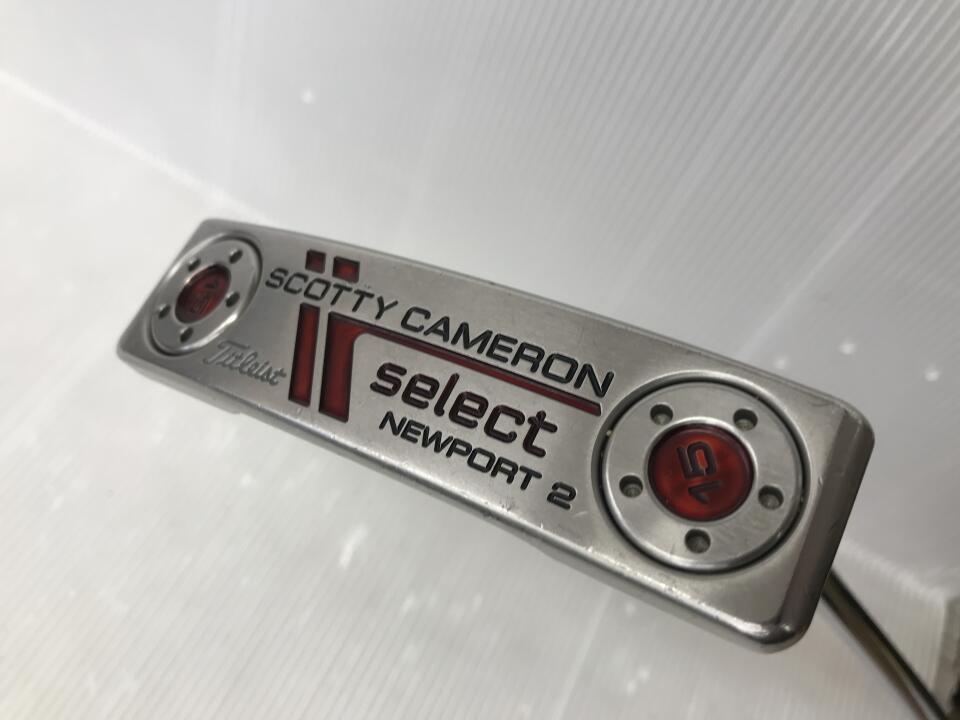 【1日限定】11月18日00:00~23:59 対象商品限定ポイント5倍！【中古】タイトリスト SC Select NEWPORT 2 2014 パター 34.0インチ オリジナルスチール Cランク 右利き用 Titleist ゴルフクラブ ゴルフドゥ ゴ