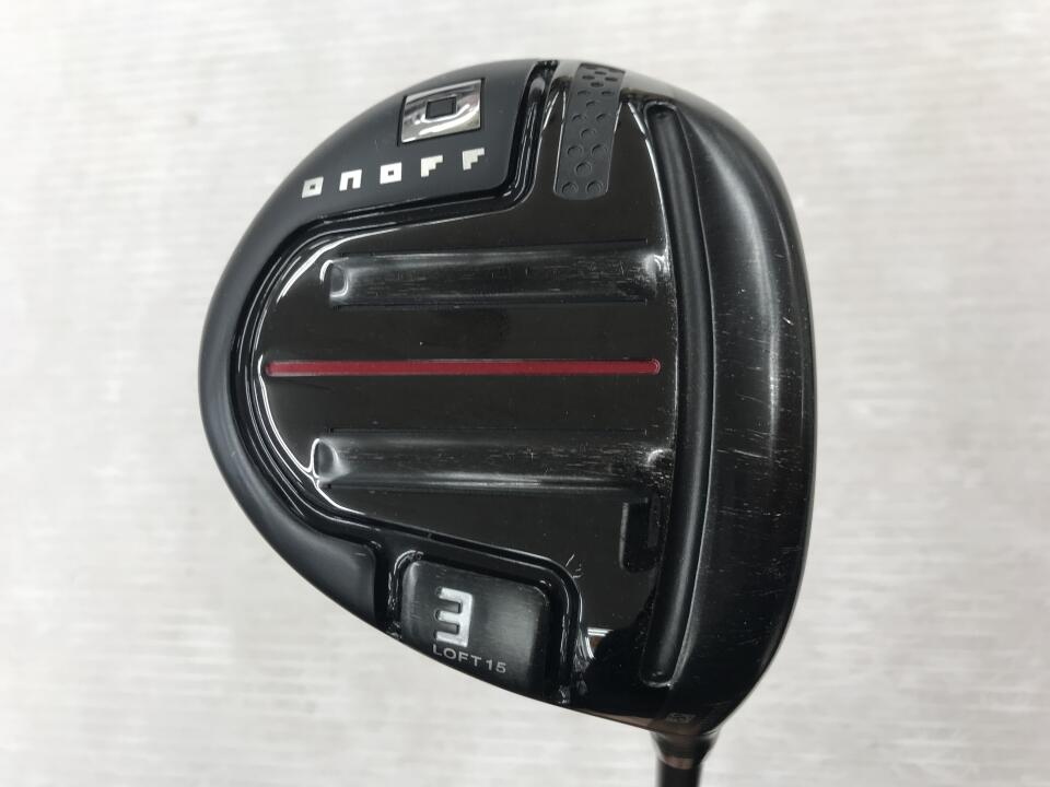 【中古】グローブライド ONOFF FAIRWAY ARMS AKA 2024 フェアウェイウッド 3W 15° Sフレックス 43.0インチ ヘッドカバーあり SMOOTH KICK MP-524F Dランク 右利き用 GLOBERIDE ゴルフクラブ ゴルフドゥ ゴルフ用