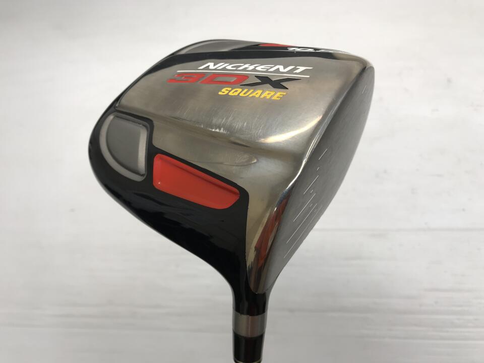 【中古】ニッケント 3DX スクエア ドライバー 10.5° Sフレックス 45.75インチ リシャフト品 Dランク 右利き用 ゴルフクラブ ゴルフドゥ ゴルフ用品 GOLF DO 中古ゴルフクラブ