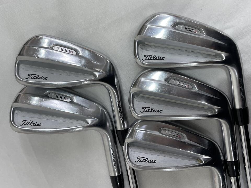 【中古】タイトリスト T100・S 2021 アイアンセット 28° Sフレックス 37.5インチ NSプロ105T Cランク 右利き用 Titleist ゴルフクラブ ゴルフドゥ ゴルフ用品 GOLF DO 中古ゴルフクラブ