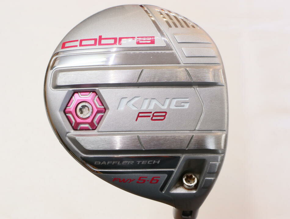 【中古】【レディースモデル】コブラ KING F8 BLACK US フェアウェイウッド 5-6W Wフレックス 41.25インチ ヘッドカバーあり ALDIL...