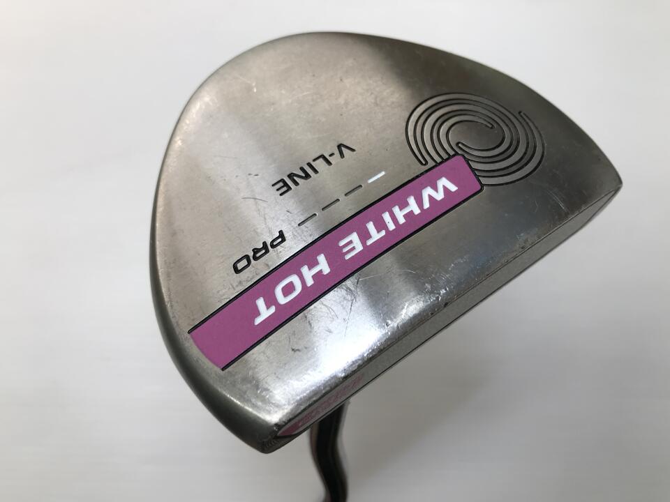 【中古】【レディースモデル】オデッセイ ホワイト ホット プロ V-LINE レディス パター 32.0インチ オリジナルスチール Dランク 右利き用 ODYS...