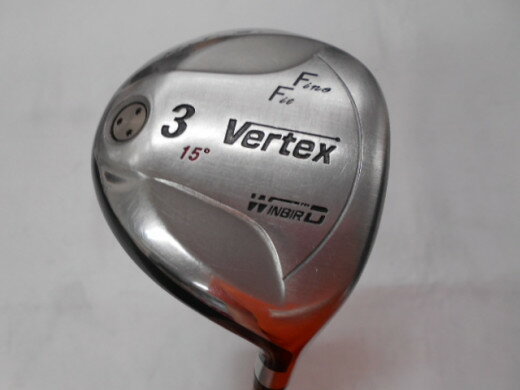 【中古】ウインバード Vertex FF フェアウェイウッド 3W 15° Rフレックス 42.75インチ ヘッドカバーあり TECHNOCOMPLEX F06 リシャフト品 Dランク 右利き用 ゴルフクラブ ゴルフドゥ ゴルフ用品 GOLF DO
