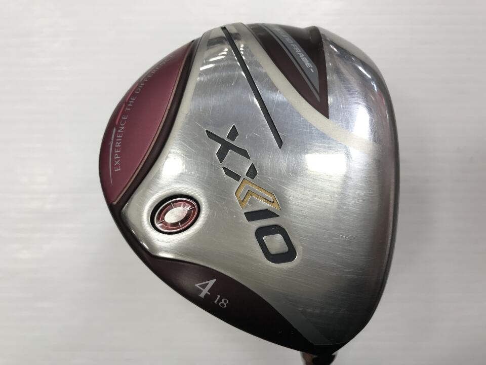 【中古】【レディースモデル】ダンロップ XXIO LADIES 2022 ボルドー フェアウェイウッド 4W 18° Lフレックス 41.75インチ ヘッドカバ...