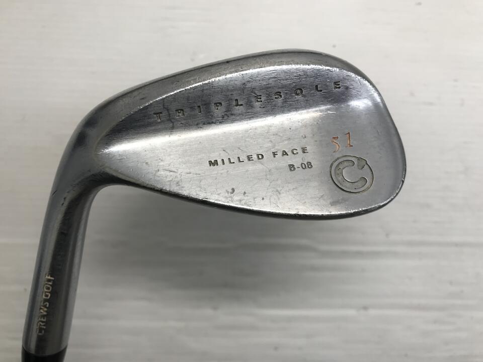【中古】クルーズ トリプルソールミルドウェッジ ウェッジ 51° S200フレックス 35.5インチ ダイナミッ..